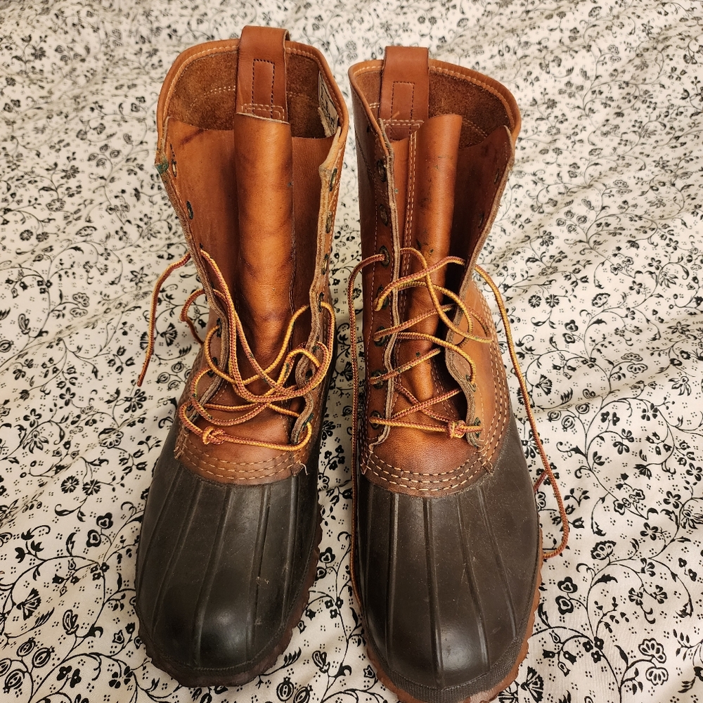 VTG LL Bean boots mens size 8 barely worn.